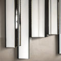 Avalon wall mirror close-up showing layered mirrored panel design