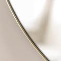 Close-up of a Champagne gold mirror