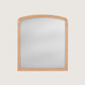 Huxley Oak-framed mirror on a light grey background