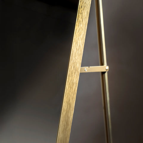 Close up of a gold cheval mirror - showing the edge detail