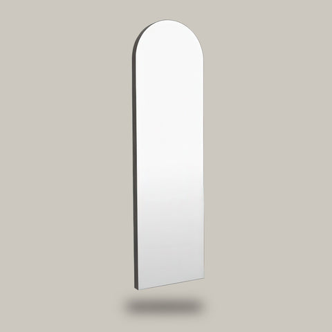 Notting Hill arch leaner mirror full length mirror with curved top